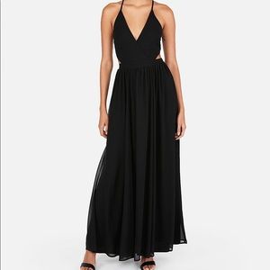 Black maxi dress